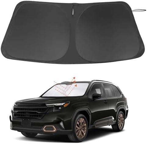 Windshield Sun Shade Custom Fit for 2025 Subaru Forester Accessories Foldable Sunshade Sun Blocker Protect Car from Sun Rays & Heat Damage Keep Car Cooler