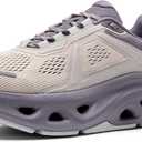 NORTIV 8 Women's Cushioning Walking Shoes Non Slip Breathable Comfortable Workout Running Tennis Jogging Gym Athletic MovePropel Fashion Sneakers (Size 6.5, Grey Pink/Purple)