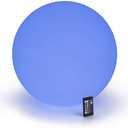 LOFTEK 20-inch LED Large Dimmable Light Ball: RGB 16 Color Changing Glow Ball with Remote Control, Waterproof Floating Pool Lights, Rechargeable for Nursery, Pool, Garden Decor