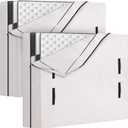 HOMESURE 2 Pack Mattress Bags for Moving and Storage with 8 Handles - Mattress Cover for Moving - Heavy Duty, Strong Zipper Closure, Moving Supplies & Moving Bag - Semi-Transparent, Queen