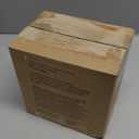 Amazon Basics Ceramic Space Heater, Mini Heater for Office Desk, Portable Tent Heater (Indoor Use), 120V, With Tip-Over Protection, Lightweight (1.4 LBS), Black, 5.87”D x 3.15”W x 5.95”H