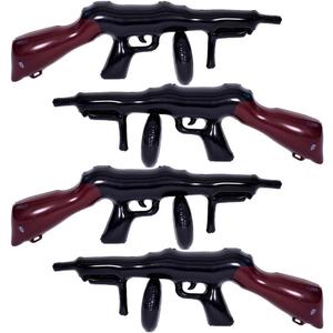 4 Pcs Inflatable Gun Props Costume Accessories Inflatable Machine Gun Cosplay Theme Party Birthday Decoration Balloon