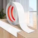 Flexible Wall Corner Protector Moulding Trim Peel and Stick Wall Corner Guards Edge Protector Self Adhesive Molding Trim Strip for Edge Ceiling (White, 1.6 in x 10 Ft)
