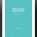 LaVie Home 24 x 34 Picture Frame Black Poster Frame,Display Pictures 20x30 with Mat or 24x34 Without Mat, Stable and Sturdy Frame and Polished Plexiglass, Horizontal and Vertical Format of The Walls