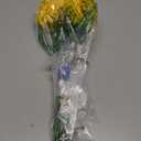 IPOPU 2 Bouquets Gerbera Daisy Artificial Flowers 10PCS Orange Flowers Faux Daisies Real Touch Flowers for Wedding Party Home Table Centerpieces Decoration(Orange)