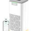 WELOV Smart Air Purifiers for Home Large Room, Smart WiFi Alexa Control, 1570 Sq. Ft. Coverage, PM2.5 Monitor, H13 True HEPA Air Purifiers for Pets Capture Pet Hair Dander Pollen Smoke Dust, P200 Pro