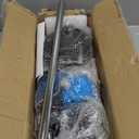 Bonvoisin Benchtop Drill Press with Square Hole Drill Bit, Bench Mortising Machine for Woodworking, 860W Electric Drilling Machine Chuck Capacity 1.5-10mm