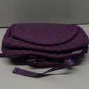 Sucipi Tennis Bags for Women, Quilted Tennis Racket Bag Backpack for Tennis Racquet, Pickleball Paddles, Badminton (Medium, Purple)