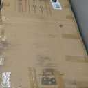 SpaceAid Washer Dryer Countertop, Laundry Wood Shelf Topper with Edge, 54" Width x 27.5" Depth Cover Guard Organizer for Washer and Dryer Laundry Hamper Counter Storage Organization (Black) (Large)