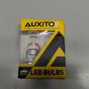 AUXITO Latest 3157 LED Bulb Amber, 3157A LED Turn Signal Bulb, 600% Brighter 3156 3057 4157 3457 4057 4114 LED Bulbs with Projector for Exterior Parking DRL Reverse Tail Brake Blinker Light, Pack of 2