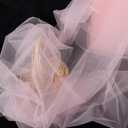 HAVII 63" x 10Yards Light Pink Tulle Fabric Rolls Bolt for Tutu Tulle Skirt Wedding Arch Drapes Party Backdrop Decor DIY Sewing Crafts