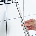 3 x JETKONG 12-Inch Fine Tweezer Tongs Long Cooking Tweezer Stainless Steel Kitchen Tweezers (12" Round Tip-silver)