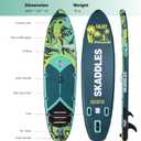 10’6’’ Inflatable Stand Up Paddle Board (SUP) for Adults and Youth with Non-Slip Deck – Complete Accessories Kit, for Fishing, Yoga, Fitness & Family Fun