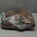 AREDO Runner Rug with Non Slip Rubber Backing, Washable Soft Floor Carpet for Kitchen, Hallway, Entryway Indoor, Bedroom, Laundry, Low Pile Area Rugs, Solid color with Pointillism style, 2 ft Brown