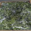 28'' Large Boxwood Wreath for Front Door Porch Window Artificial Boxwood Leaves with White Seed Greenery Outdoor Indoor Wreath for Home Farmhouse Wall Decor Spring Summer Fall All Seasons (Green)