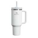 STANLEY Quencher H2.0 Tumbler with Handle and Straw 40 oz | Flowstate 3-Position Lid | Cup Holder Compatible for Travel | Insulated Stainless Steel Cup | BPA-Free | Frost