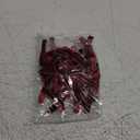 Suncalla 20 Pcs Christmas Photo Frame Burgundy Velvet Bow Ornament for Display Picture Vintage Picture Frame Hanging Decoration for Christmas Tree Holiday Season Home Party Decor