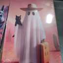2Pcs Pink Cute Ghosts Canvas Wall Art (24L x16W-Canvas, No Frame)