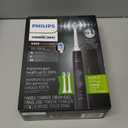 Philips Sonicare ProtectiveClean 5300 Rechargeable Electric Toothbrush, with Pressure Sensor, 3 Cleaning Modes, SmarTimer and QuadPacer, with 2 Bonus Brush Heads, Travel Case, Black, Model HX6423/34
