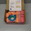 2-in-1 Rolling Ball & Car Ramp Race Track for Toddlers, Hammer Ball Drop Toy for Boys & Girls, Interactive Toys w/Sensor Lights - Montessori STEM Learning Toys - Brithday Gift for Kids 1-5+ Year Old (Blue + Red + Orange + Green)