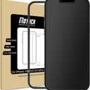 Mothca Matte Glass Screen Protector for iPhone 16e / iPhone 14 / iPhone 13 / iPhone 13 Pro [6.1 Inch] Anti-Glare & Anti-Fingerprint Tempered Glass, [Easy Installation Frame] Smooth as Silk