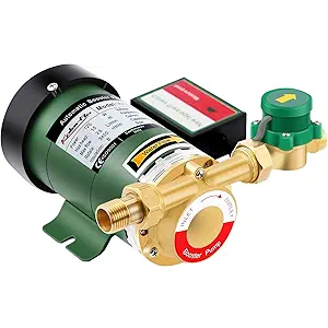 KOLERFLO 120W Water Pressure Booster Pump 115VAC,396 GPH,21.7 PSI Household Automatic Home Booster Pump with Water Flow Switch for Home Kitchen Bathroom Irrigation(H15GR-15)