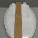 Hibbent Elongated Toilet Seat with Oval Cover, Soft Close Toilet Seat