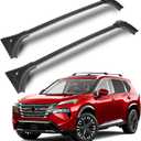 300Lbs Roof Rack Cross Bars Fit for 2021-2026 Nissan Rogue SV/SL/Platinum with Flush Roof Rails, Heavy-Duty Aluminum Crossbars, Sunroof Compatible, Easy Installation Cargo Accessories