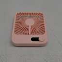 Travel Fan for Sleeping, Portable Fan for Summer Essentials, Small Desk Fan Rechargeable 100 Speed Wind for Beach FanTravel Essentials, Summer Must Haves Accessories Gifts for Women Teens Girl Pink