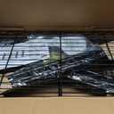Amazon Basics 4-Shelf Steel Wire Storage Rack, Adjustable, Sturdy, Easy Assembly, 13.4 D x 23.2 W x 48 H in, Black