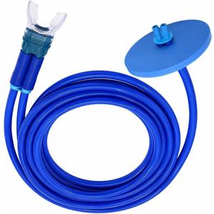 Swimming Snorkel, Underwater Breathing Tube with Float Head, 118.11 inch Swim Breathing Pipe for Adult Diving, Swimming, Water Sports, and Outdoor