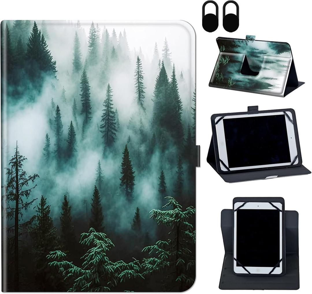 Case for Walmart Onn 7 Inch Gen 3 2022 Release Tablet Case, Models 100071481,360 Degree Rotating Case Protective Cover, for Walmart Onn 7 Inch Gen 3 2022,Nature Mountain Forest