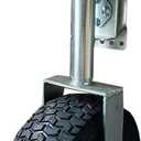 Beach Boat Trailer Jack, 13.38in Trailer Jack Wheel, Heavy-Duty Bolt-On Swivel Tongue Jack, 2000lb Capacity, 11in Vertical Load (2000lbs/900kg) (2000LBS/900KG)