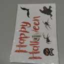 4 x XZENTIRA 64 PCS Halloween Window Clings 9 Sheets Black Scary Bat Ghosts Pumpkin Double-Sided Window Stickers for Happy Halloween Party Decoration Glass Décor Indoor and Outdoor