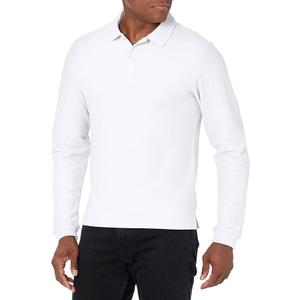 IZOD Uniform Young Men's Long Sleeve Pique Polo, Size M, White