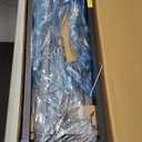 Amazon Basics Metal Bed Frame, 9-Leg Support Base for Box Spring and Mattress, Queen Size, Tool-Free Easy Assembly, 79.5" L x 59.5" W x 7" H, Black