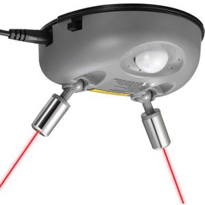 Fosmon, Wider Angle Upgrade, Dual Laser Garage Parking Assist Guide System, 360-degree Adjustable Parking Sensor with AC Adapter and Battery Backup for Car/Automotive