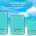 CALOBANA Inflatable Floating Dock with Detachable Ladder for Lake Pool