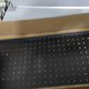 INCLY 158PCS Metal Pegboard Wall Organizer, 48x24 Inch Black Pegboard Panels Tool Organizer Kit with Accessories Hooks and Bins, Peg Board Utility Tool Storage for Garage Workbench Shed