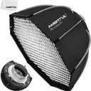 AMBITFUL Bowens Mount Softbox Quick Installation Softbox + Honeycomb Grid for Studio Strobe Outdoor Photography (35.4'' / 90cm Octagon)