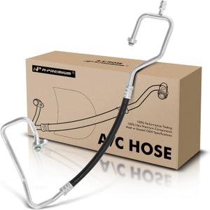 A-Premium A/C Discharge Line Hose Assembly Compatible with Hyundai Veloster, 2014 2015 2016, 1.6L, Turbocharged, Compressor to Condenser