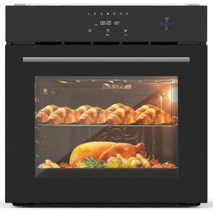 24" Built-In Electric Single Wall Oven, 2.5 cu ft Convection Oven, 2.5 cubic feet