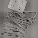 Extension Cord 15 Ft, Power Strip with 4 USB Ports(2 USB C), HANYCONY 8 Surge Protector Outlets with Flat Plug, Wall Mount, Desk for Home Office College Dorm Room Essentials