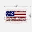 4 x American Flag Decal Sticker - 11.8x8.07 American Flag Decals for Trucks Car Trailer SUV Laptop or Any Smooth Surface, Semiquing Gentenial Decal Car Removable Sticker - Bumper Stickers-25