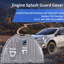 Engine Splash Shield Guard Compatible with Honda CRV 2023 2024 2025, Engine Case Guard Under Car Shield Cover Replaces 74112-3A0-A00 741123A0A00