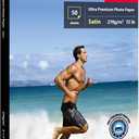 Koala Ultra Premium Photo Paper 5x7 In Satin Photo Printer Paper for Inkjet Printer Water-Resistant Semi Gloss 50 Sheets 72lb