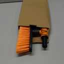 33" Extendable Snow Brush and Ice Scraper for Car Windshield, 2-in-1 Car Snow Brush & Ice Scraper with 360 Pivoting Brush Head and Comfortable Foam Grip for SUV Trucks Sedans,Orange