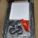 Asgolion Slim Storage Cart, 4-Tier Small Rolling Cart with Wheels, 9.1" Deep, Narrow Bathroom Shelf Trolley for Kitchen, Bathroom, Laundry Room, Rustic Brown Large 4-Tier (9.1" W x 33.6" H)