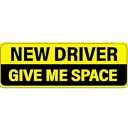 HEY-OKEY New Student Driver Magnet for Car Metal Only (Not for Plastic/Aluminum) Funny Please Be Patient Reflective Magnetic Bumper Sticker Removable Rookie Safety Sign 10 x 3.5 in