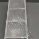 LIBODOUR Utensil Holder, Utensil Holder For Kitchen Counter,Large Cooking Spatula Organizer,Farmhouse Wooden Big Storage With 3 Compartments Rustic Flatware Spoon Tool Organizer (White) (Medium)